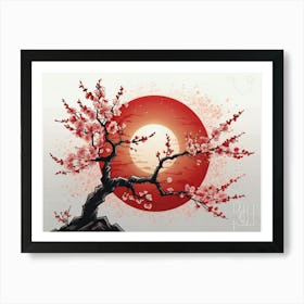 Cherry Blossom Tree Art Print