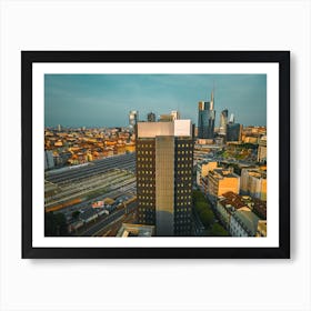 Milano Modern Buildings City Print. Art Print