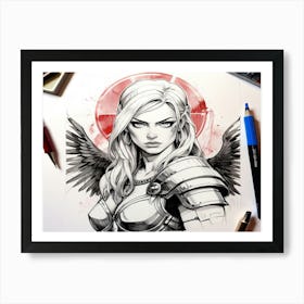 Elven Warrior Art Print