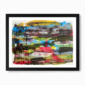 Acrylic abstract Art Print