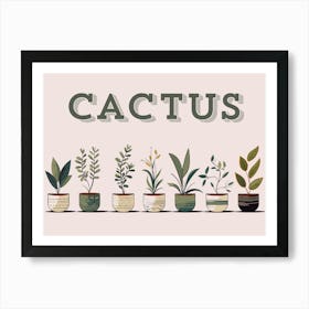 Cactus 4 Art Print