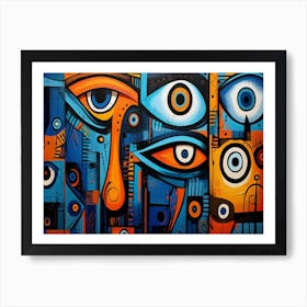 Eye Of The Tiger 8 Art Print