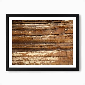 Pattern Of Rocks Of Desert Art Print