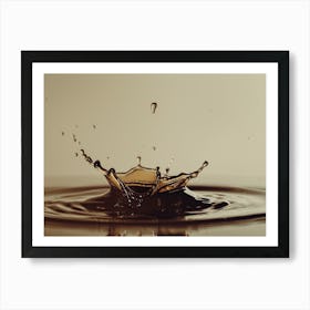 Water Drop Art Print