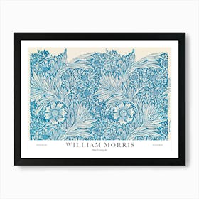 William Morris Prints Blue Marigold Original Landscapes Landscape Botanical Vintage Art Print