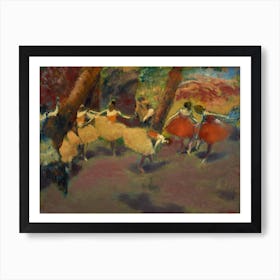 Before The Performance, Edgar Degas Art Print