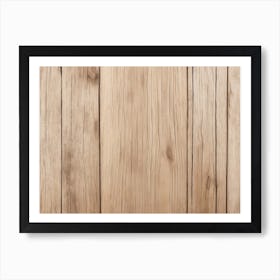 Brown wood plank texture background 4 Art Print