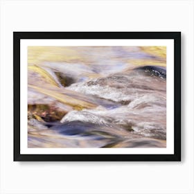 Flowing water abstract waterscape Art Print
