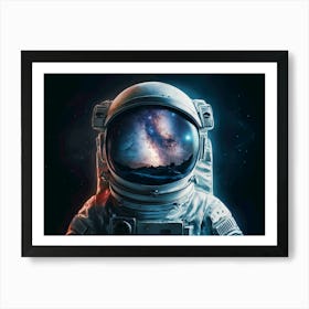 Space Astronaut Art Print