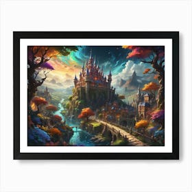 Fairytale Elemental Kingdom Art Print