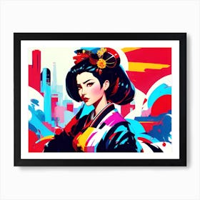 Geisha 118 Art Print