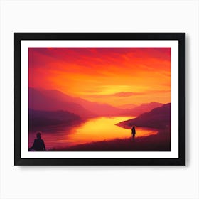 Sunset Art Print