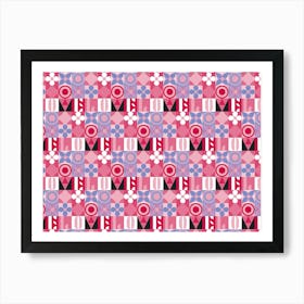 Scandinavian Abstract Pattern Art Print