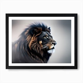 Lion Portrait 1 Art Print