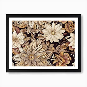 Floral Pattern 9 Art Print