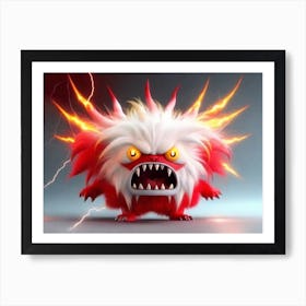 Lightning Monster Art Print