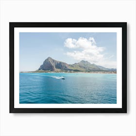 Seascape On The Coast Of Sicily Art Print