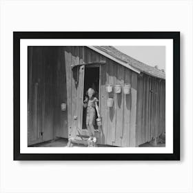 Untitled Photo, Possibly Related To Front Porch Of Sharecropper Cabin, Southeast Missouri Farms By Russell 2 Art Print