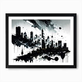 Cityscape 50 Art Print