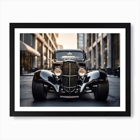 Hot rod vintage car 1 Art Print