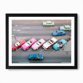 Cuba Cars Art Print