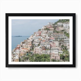 Positano At The Amalfi Coast In Italy Art Print