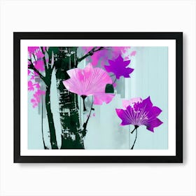 Pink Tree Art Print