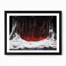 Lava Stock Videos & Royalty-Free Footage Art Print