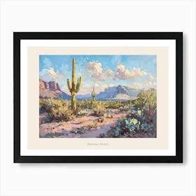 Western Landscapes Sonoran Desert Arizona 4 Poster Art Print