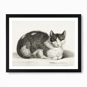 Reclining Cat 1, Jean Bernard Art Print