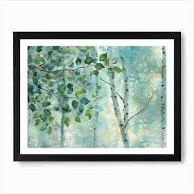 Birch Trees 36 Art Print