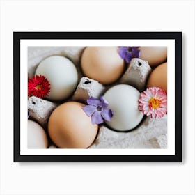 Eggs In A Carton 18 Art Print