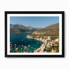 Summer evening in Greece Art Print