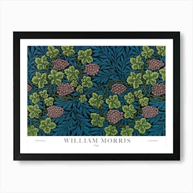 William Morris Prints Vine Landscape Botanical Vintage Art Print