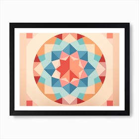 Geometric Mandala Art Print