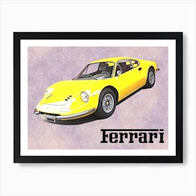 Ferrari Dino 246 GT Art Print