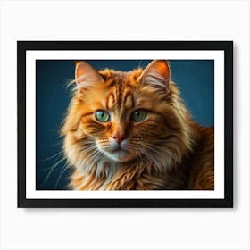 Portrait Of A Cat 3 Art Print