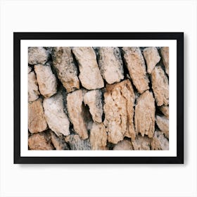 Stone Wall // Ibiza Travel Photography Art Print