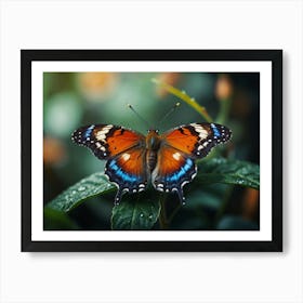 Butterfly Hd Wallpaper Art Print