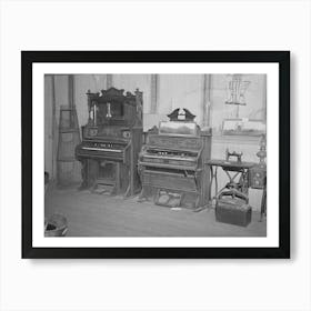 Organs And Other Relics On Display At The Bird Cage Theater Museum, Tombstone, Arizona, The Bird Cage Theater Boasted Art Print