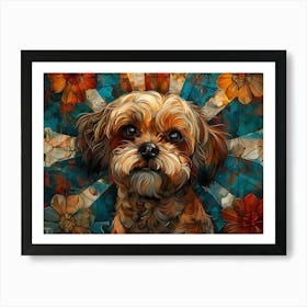 Lhasa Apso Fine Art Portrait 1 Art Print