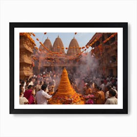 Hindu Temple Art Print