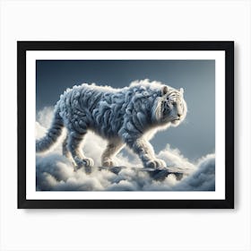 Cloud Tiger Art Print