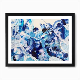 Blue Baby Art Print