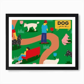 Dog Park Art Print