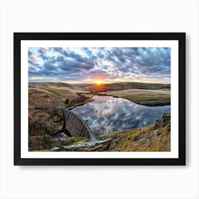 Craig Goch, Dam Wales Art Print