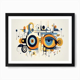 Abstract Eye 2 Art Print