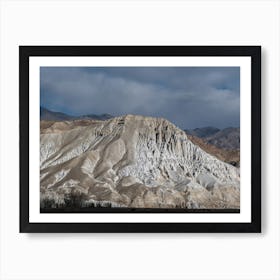 Mountain Range In Mustang, Nepal Art Print