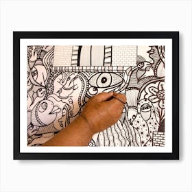 Doodle Art Art Print