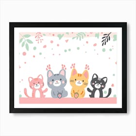 Cat Paw (5) Art Print